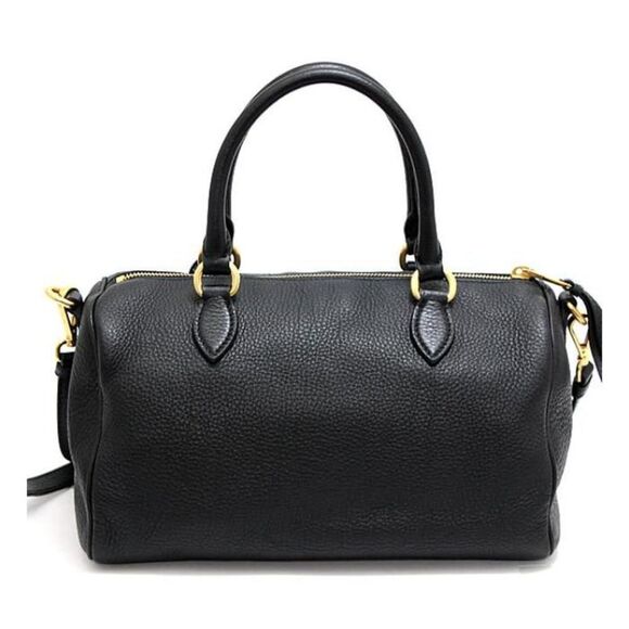 Prada Mini Shoulder Bag Leather Black - Picture 2 of 7